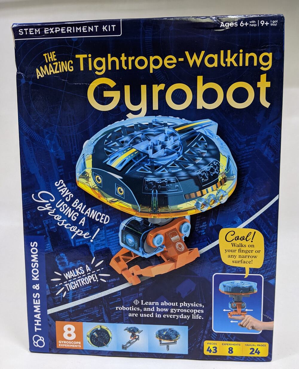 NEW in BOX - Thames & Kosmos Tightrope Walking Gyrobot STEM Educational Set